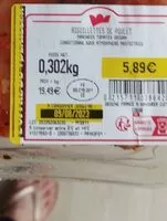 Mängden socker i Aiguillettes de poulet tomate origan