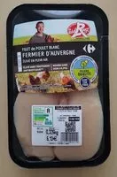 Mängden socker i Filet de poulet blanc fermier d'Auvergne