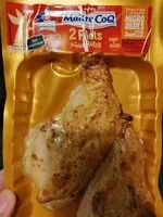 Mängden socker i 2 filets de poulet rôtis