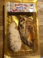 Mängden socker i 2 filet de poulets