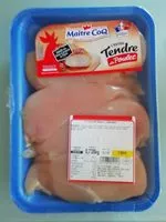 Mängden socker i L'extra tendre de poulet