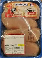 Mängden socker i Extra tendre poulet