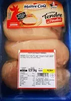 Mängden socker i Filets de poulet marines