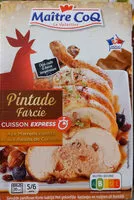 Mängden socker i Pintade farcie aux Marrons confits et aux Raisins de Corinthe