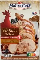 Mängden socker i Pintade farcie