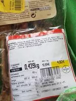 Mängden socker i Cuisses de poulet mariné paprika bio