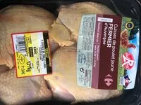 Mängden socker i Cuisse de poulet fermier l
