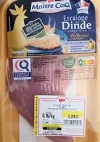 Mängden socker i Escalopes de dinde