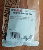 Mängden socker i Baguette sans sel
