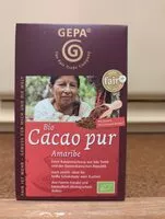 Mängden socker i Bio Cacao pur Amaribe