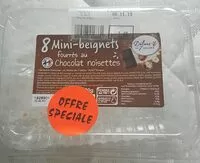Mängden socker i 8 mini beignet chocolat noisettes