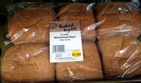 Mängden socker i 6 Large Wholemeals Baps