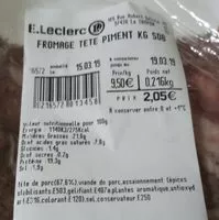 Mängden socker i Fromage de tête piment