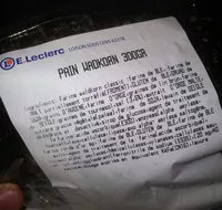 Mängden socker i pain wadkorn