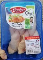 Mängden socker i Cuisse de poulet