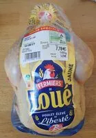 Mängden socker i Poulet fermier de loué