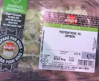 Mängden socker i Piemontaise au jambon