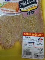Mängden socker i Escalope