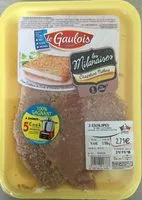 Mängden socker i Escalopes de dinde a la milanaise