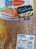 Mängden socker i Les milanaises escalopes de dinde marinées à la milanaise