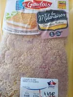 Mängden socker i Escalopes de dinde et chapelure