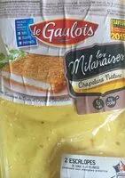 Mängden socker i Escalopes milanaise chapelure nature