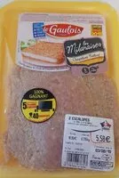 Mängden socker i Escalope de dinde à la milanaise