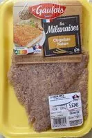 Mängden socker i Escalope milanaise