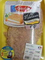 Mängden socker i Escalope de dinde marinée à la milanaise