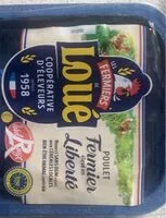 Mängden socker i 2 filets de poulet fermier Loué