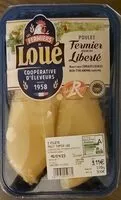 Mängden socker i 2 filets de Poulet Fermier