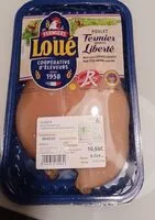 Mängden socker i Poulet Fermier élevé en liberté