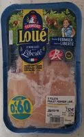 Mängden socker i 2 filets poulet fermier loué