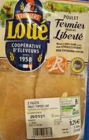 Mängden socker i 2 filets poulet fermier loué