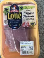 Mängden socker i Dinde fermière élevée en plein air