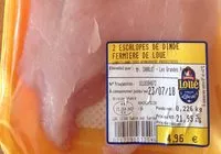 Mängden socker i Escalope de dinde