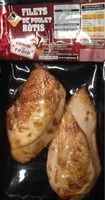 Mängden socker i Filets de poulet roti