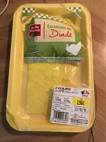 Mängden socker i Escalopes de dinde