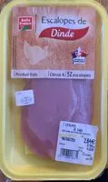 Mängden socker i Escalope de dinde