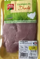 Mängden socker i Escalopes de dinde