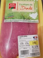 Mängden socker i Escalopes de dinde