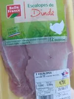 Mängden socker i Escalope de dinde