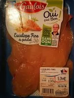 Mängden socker i Escalopes de poulet