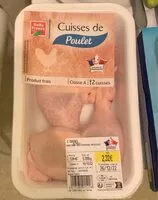 Mängden socker i Cuisse de poulet