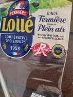 Mängden socker i Cuisse dinde fermière  label rouge