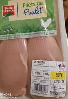 Mängden socker i Filets de poulet
