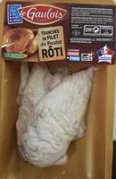 Mängden socker i Tranches de filet de poulet roti