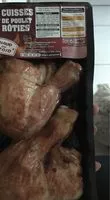 Mängden socker i Cuisses de poulet roties