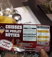 Mängden socker i Cuisses de poulet rôti