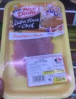 Mängden socker i Escalopes de dinde